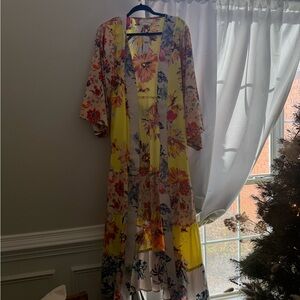 Floral kimono/duster